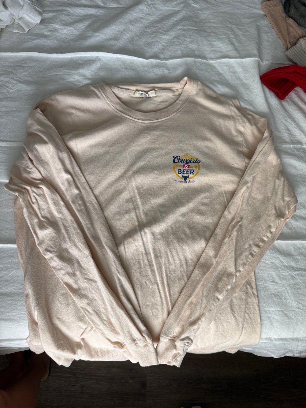Simply Southern Cream/Tan Short Sleeve Top